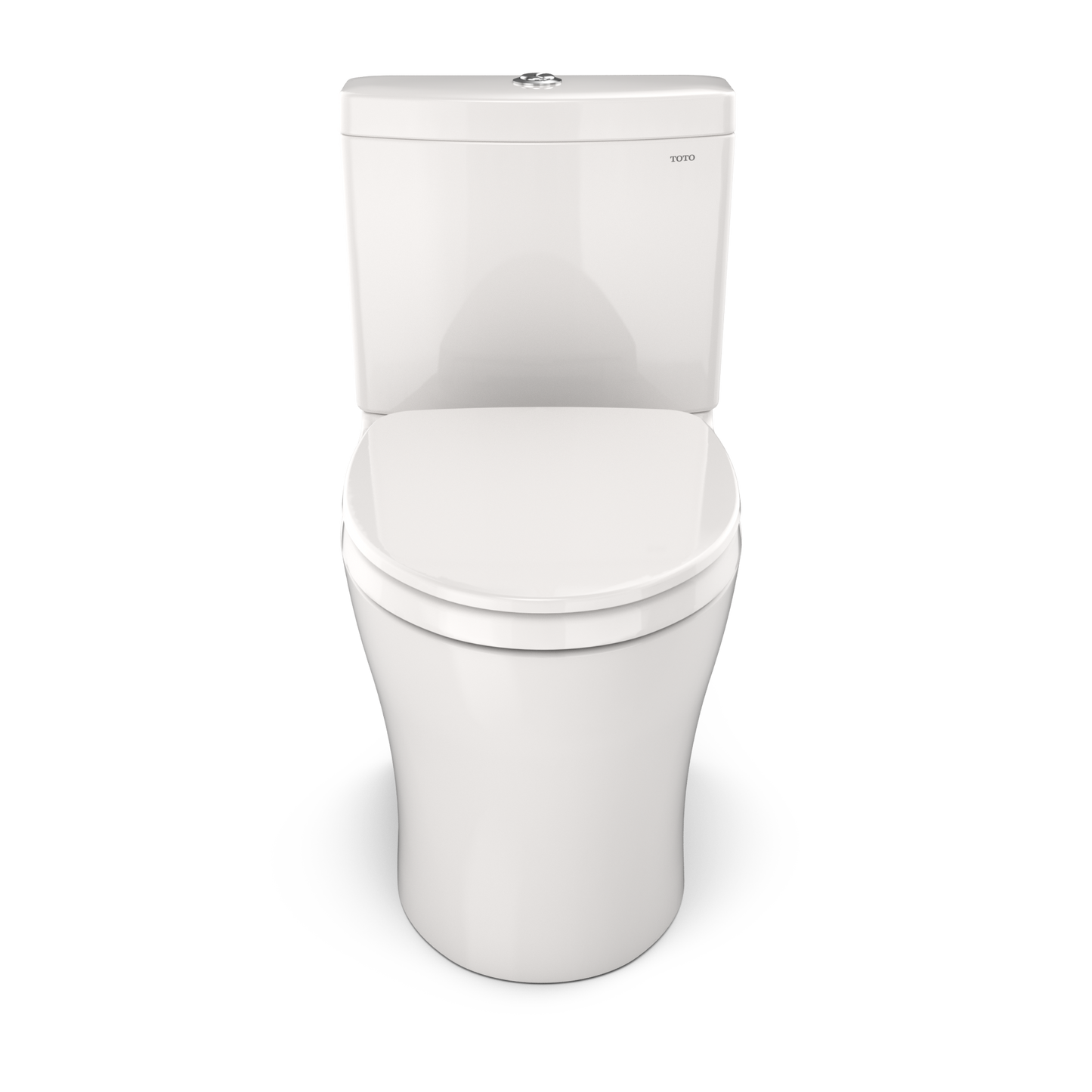 TOTO MS446124CEMFGN#11 Aquia IV Two-Piece Elongated Dual Flush 1.28 and 0.9 GPF Universal Height Toilet with CEFIONTECT , Colonial White