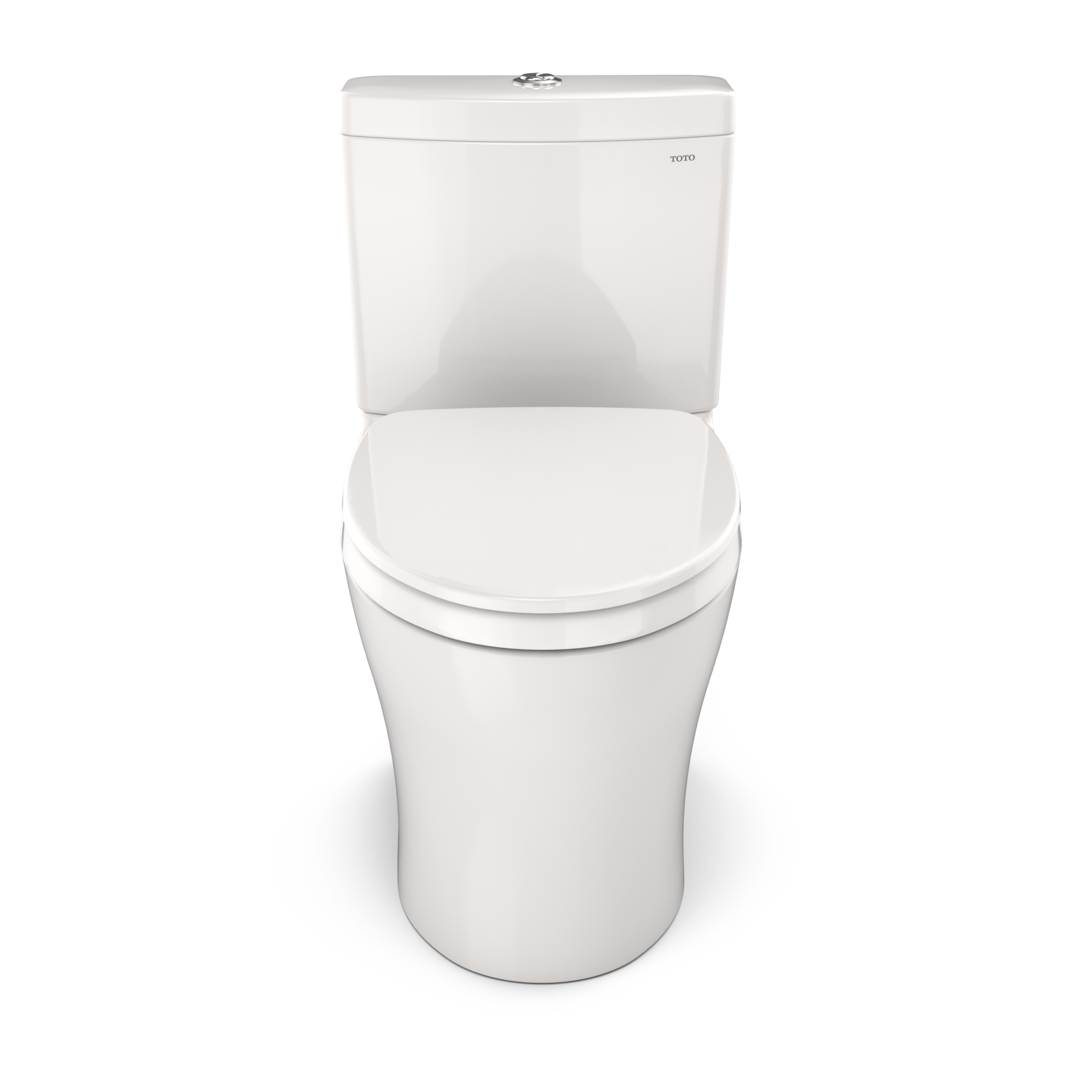 TOTO MS446124CEMGN#11 Aquia Iv Washlet+ Two-Piece Elongated Dual Flush 1.28 And 0.9 Gpf Toilet With Cefiontect - Colonial White