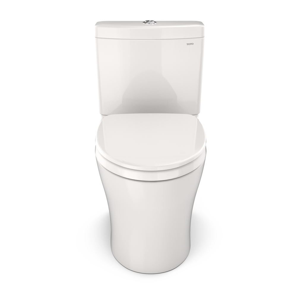 TOTO MS446124CEMFGN#11 Aquia Iv Two-Piece Elongated Dual Flush 1.28 And 0.9 Gpf Universal Height Toilet With Cefiontect - Colonial White