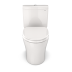TOTO MS446124CEMFGN#11 Aquia Iv Two-Piece Elongated Dual Flush 1.28 And 0.9 Gpf Universal Height Toilet With Cefiontect - Colonial White