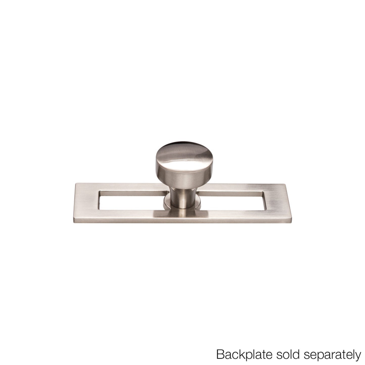 TOP KNOBS TK900BSN Kinney 1 1/8" Diameter Round Knob - Brushed Satin Nickel