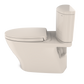 TOTO MS442124CEFG#12 Nexus Two-Piece Elongated 1.28 GPF Universal Height Toilet with CEFIONTECT and SS124 SoftClose Seat , Sedona Beige