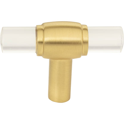 JEFFREY ALEXANDER 775L-BG Carmen 2" Length Bar Knob - Brushed Gold