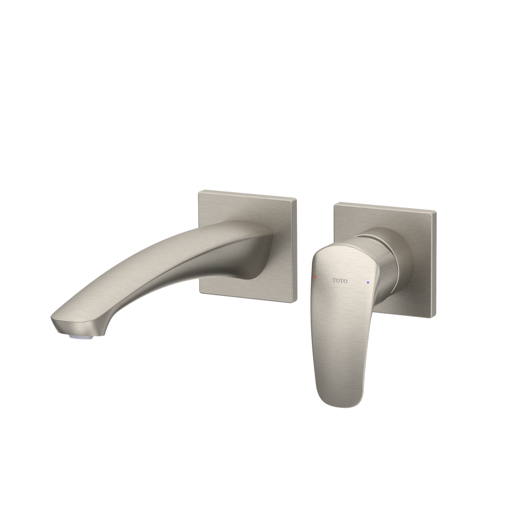 TOTO TLG09308U#BN Gm 1.2 Gpm Wall-Mount Single-Handle Long Bathroom Faucet With Comfort Glide Technology - Brushed Nickel