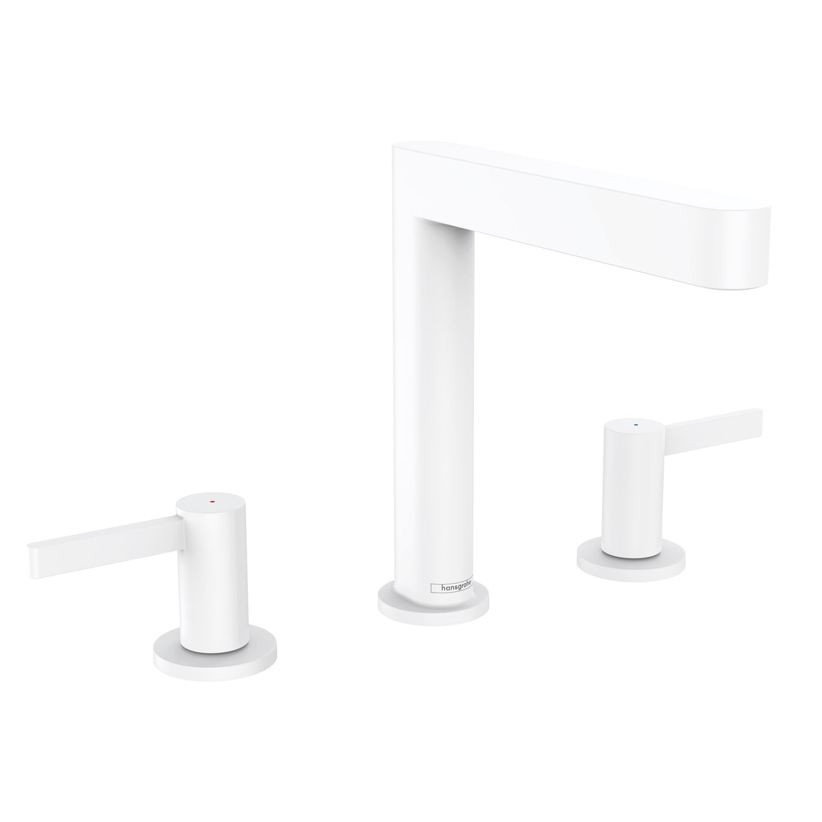 HANSGROHE 76034701 Finoris Wide-spread Faucet 160 with Pop-up Drain, 1.2 GPM - Matte White