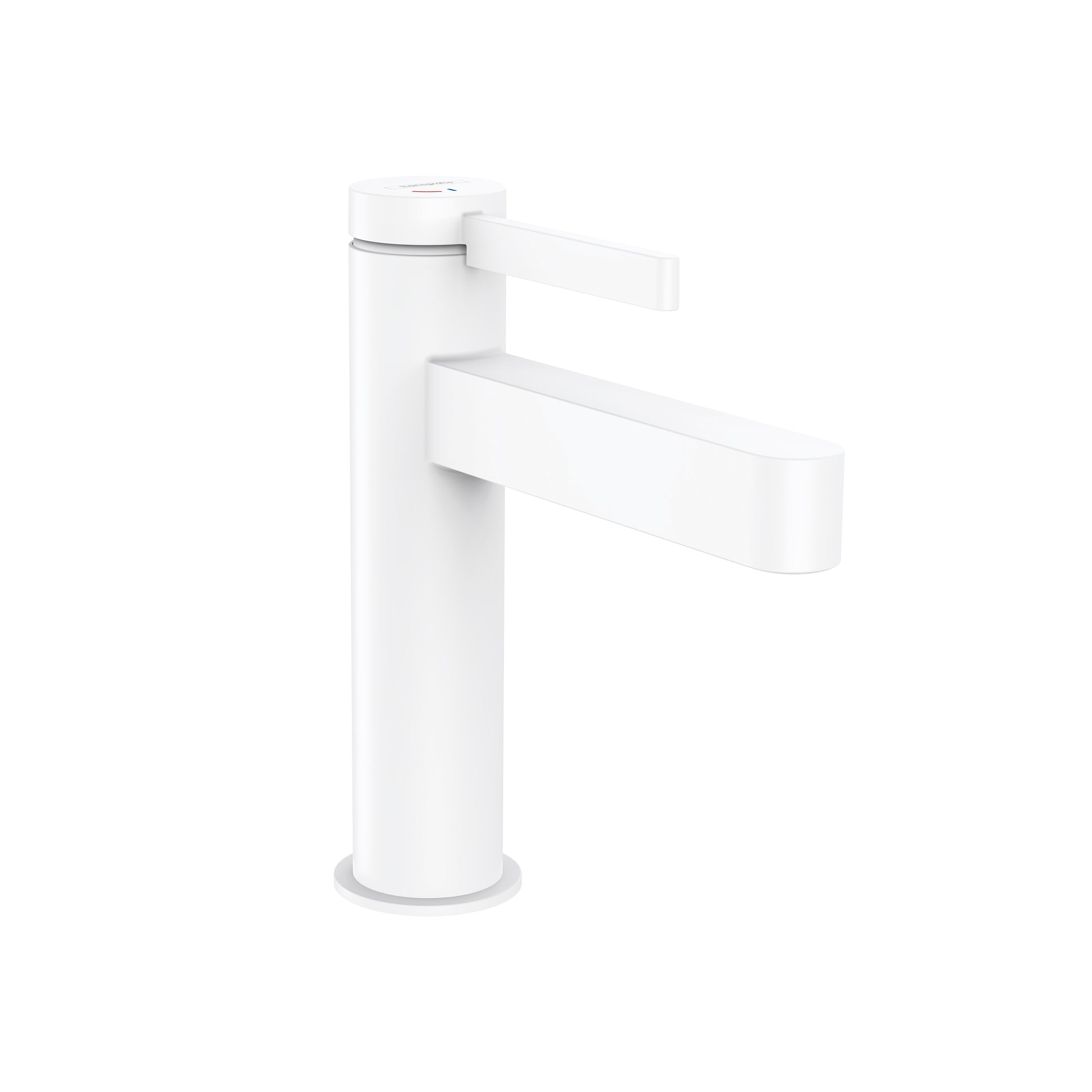 HANSGROHE 76020701 Finoris Single-Hole Faucet 110 with Pop-Up Drain, 1.2 GPM - Matte White