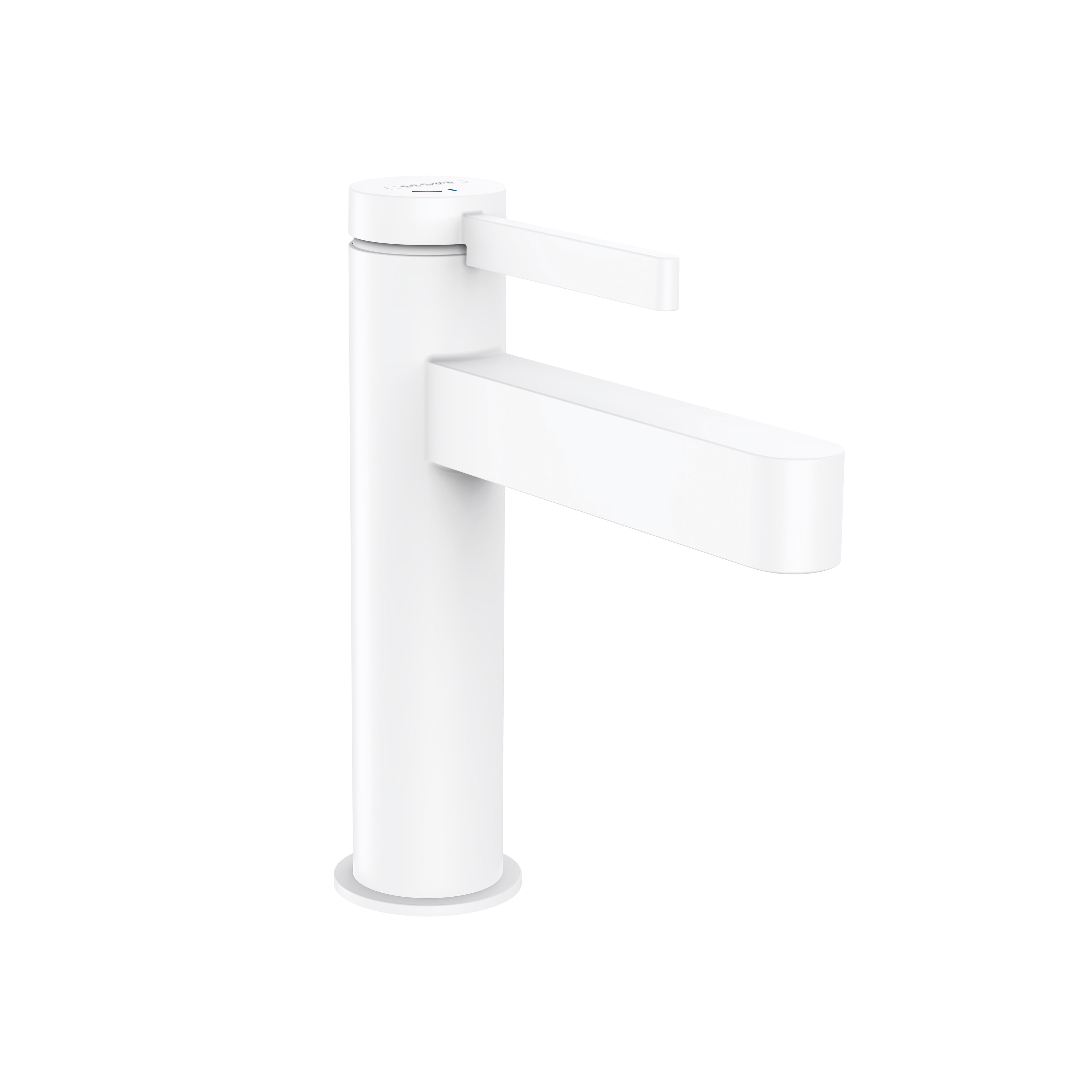 HANSGROHE 76020701 Finoris Single-Hole Faucet 110 with Pop-Up Drain, 1.2 GPM - Matte White