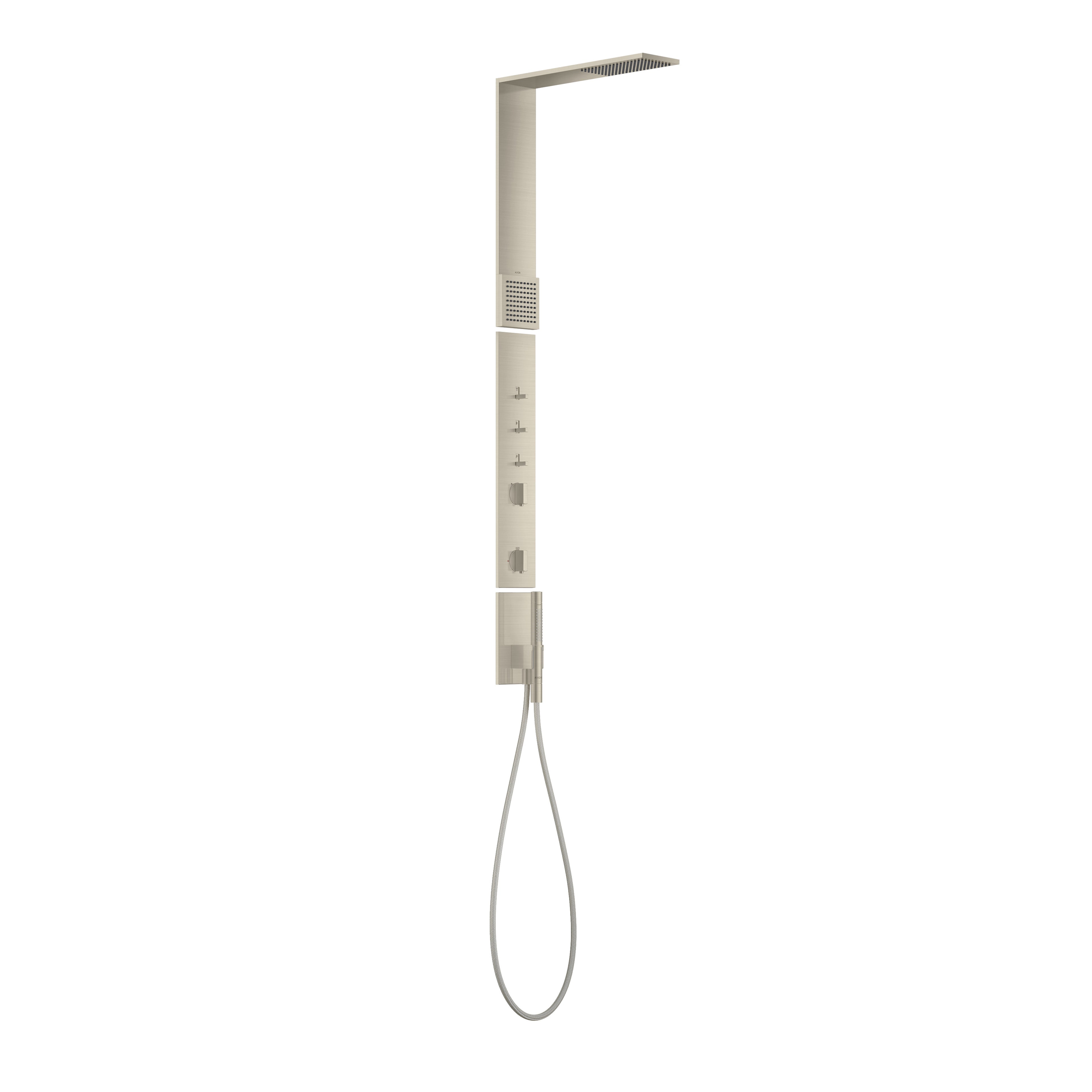 AXOR 12785821 ShowerComposition Shower Column Set,1.75 GPM - Brushed Nickel