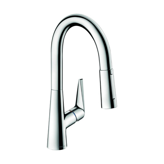 HANSGROHE 72815001 Talis S Prep Kitchen Faucet, 2-Spray Pull-Down, 1.75 GPM in Chrome