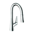 HANSGROHE 72815001 Talis S Prep Kitchen Faucet, 2-Spray Pull-Down, 1.75 GPM - Chrome