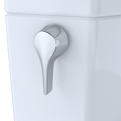 TOTO MS642124CEFG#01 Nexus One-Piece Elongated 1.28 Gpf Universal Height Toilet With Cefiontect And Ss124 Softclose Seat - Cotton White