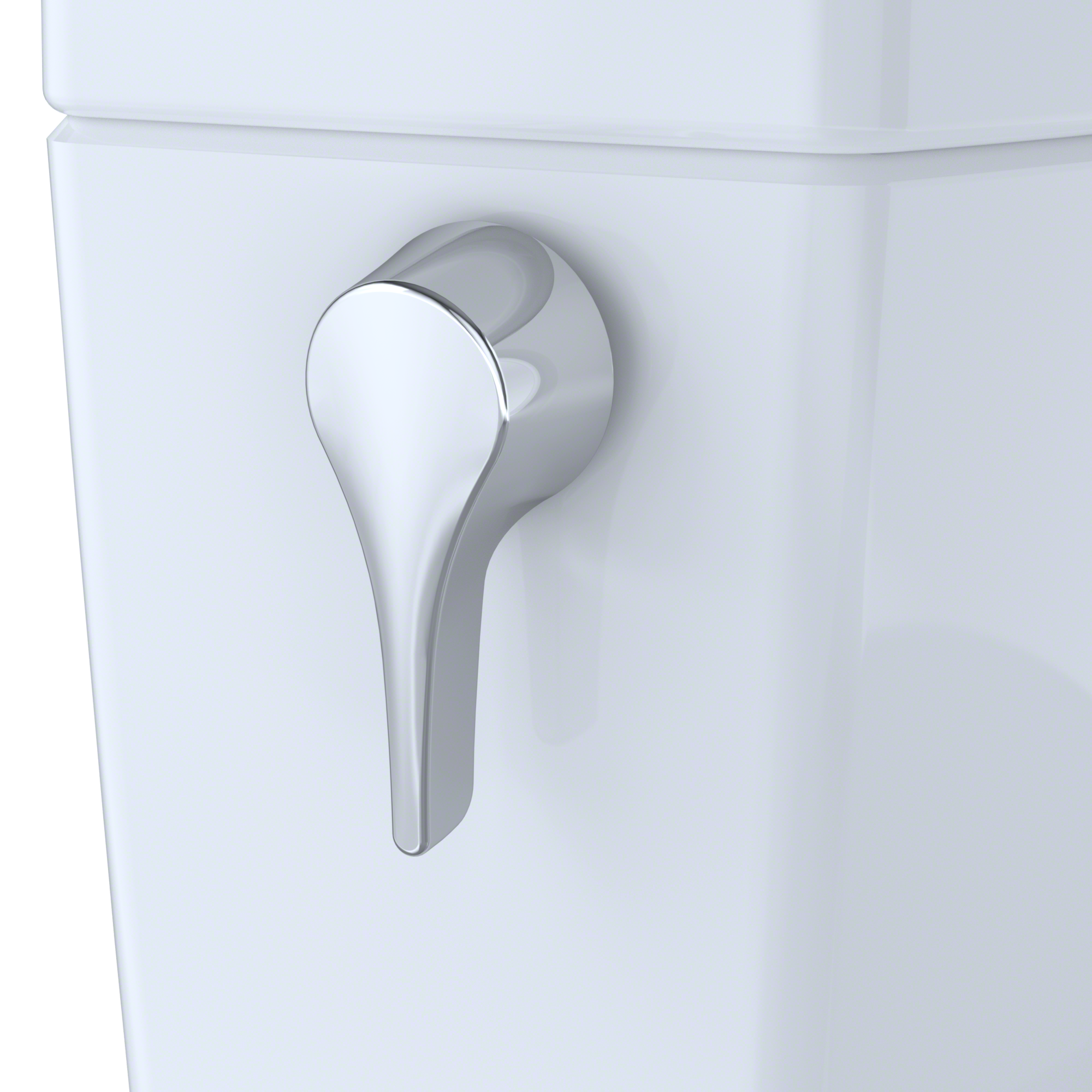 TOTO MS786124CEFG#01 Drake Transitional Two-Piece Elongated 1.28 Gpf Universal Height Tornado Flush Toilet With Cefiontect And Softclose Seat - Cotton White