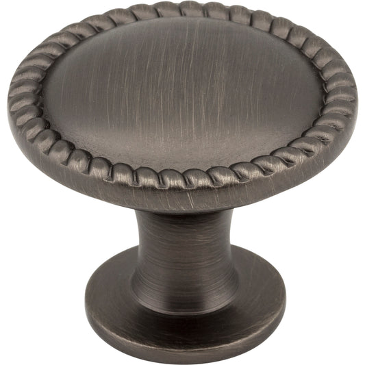 ELEMENTS Z115BNBDL Lindos 1-1/4" Diameter Mushroom Knob - Brushed Pewter