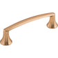 TOP KNOBS M1638 Rue 3 3/4" Center to Center Bar Pull - Brushed Bronze