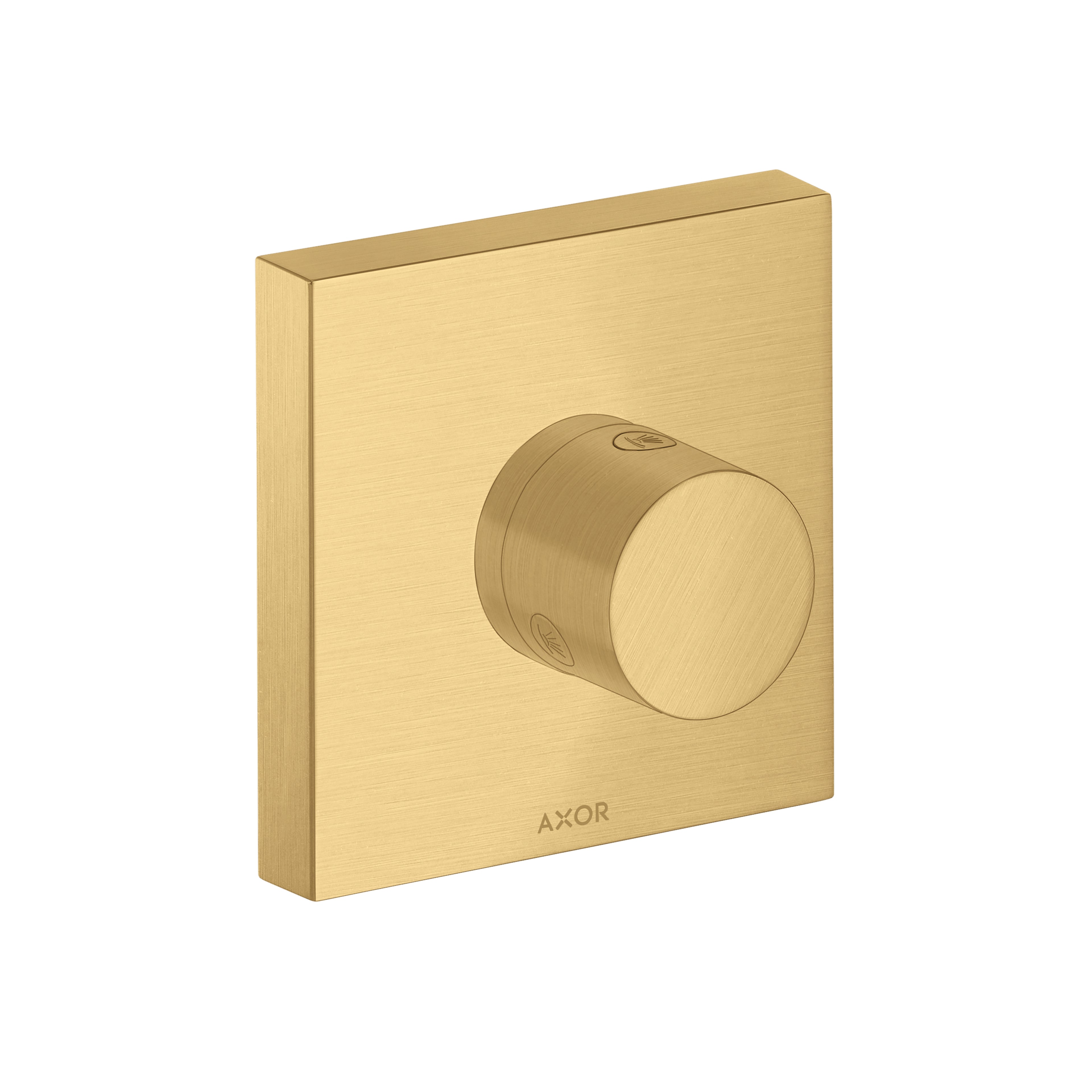 AXOR 10932251 ShowerSolutions Diverter Trim Trio/Quattro 5" x 5" - Brushed Gold Optic