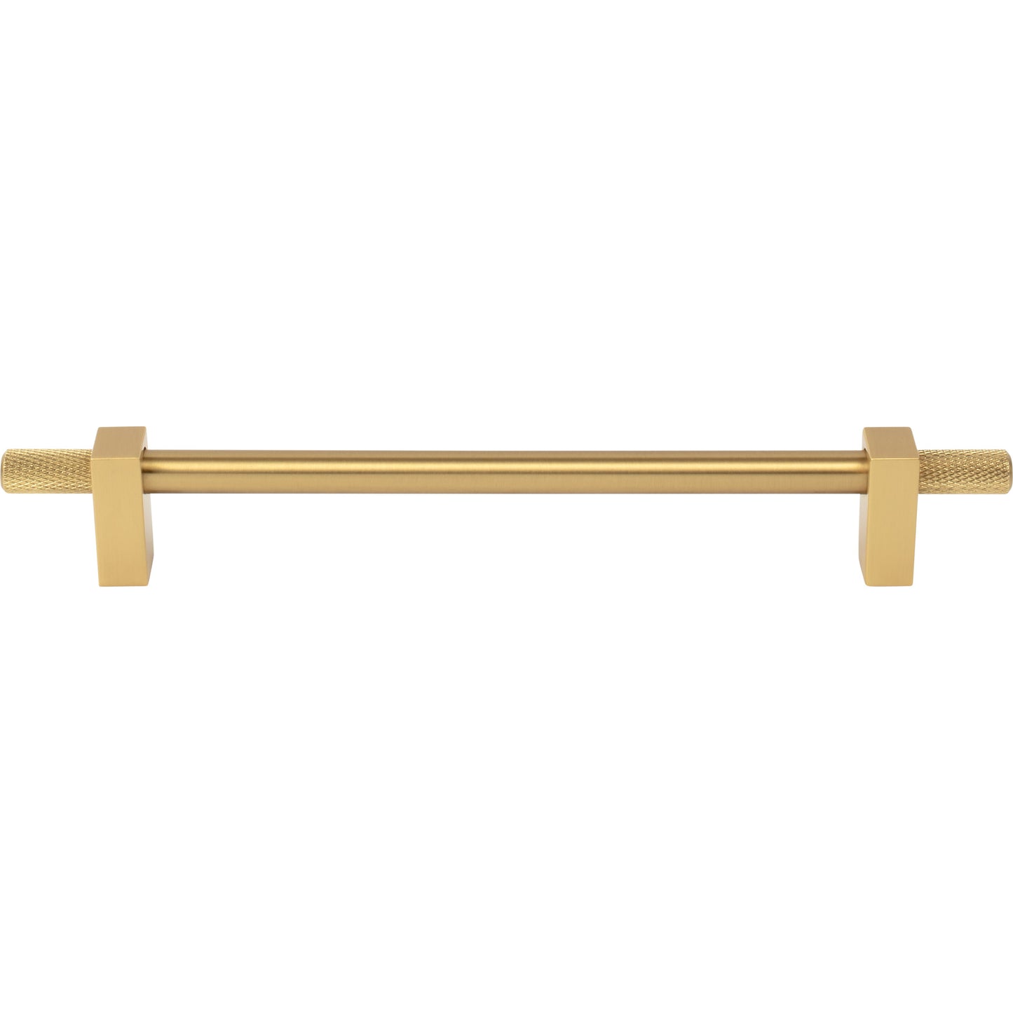 JEFFREY ALEXANDER 698-192BG Larkin Knurled Ends 192 mm Center-to-Center Bar Pull - Brushed Gold