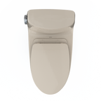 TOTO MS604124CEFG#03 Ultramax Ii One-Piece Elongated 1.28 Gpf Universal Height Toilet With Cefiontect And Ss124 Softclose Seat - Bone