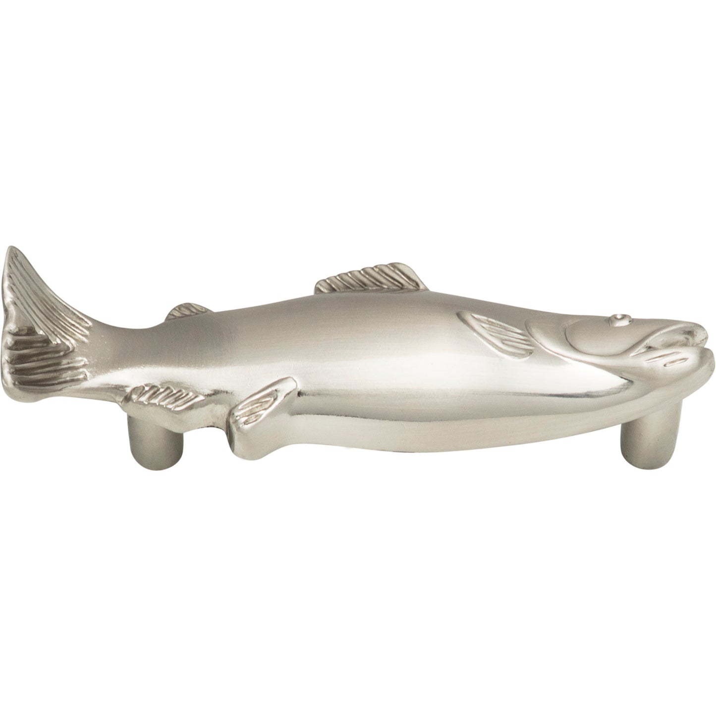 ATLAS 2217-BRN Fish 3" Center to Center Novelty Pull - Brushed Nickel