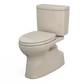 TOTO MS474124CUFG#03 Vespin II 1G Two-Piece Elongated 1.0 GPF Universal Height Toilet with CEFIONTECT and SS124 SoftClose Seat , Bone