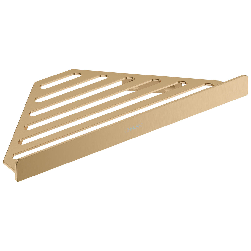 HANSGROHE 41741140 AddStoris Corner Basket - Brushed Bronze