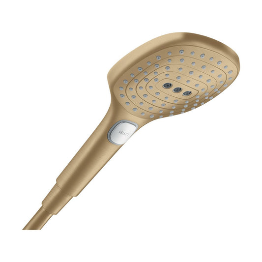 HANSGROHE 26521141 Raindance Select E Handshower 120 3-Jet, 2.5 GPM in Brushed Bronze