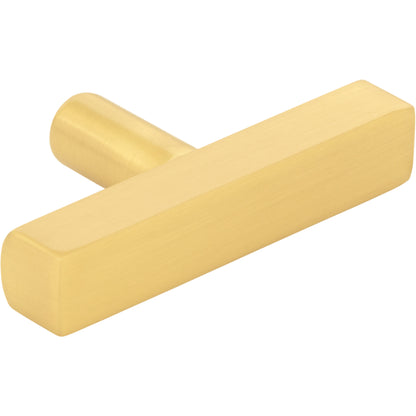 JEFFREY ALEXANDER 845TL-BG Dominique 2-1/4" Length Bar Knob - Brushed Gold