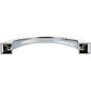 JEFFREY ALEXANDER 944-128PC Roman 128 mm Center-to-Center Arch Pull - Polished Chrome