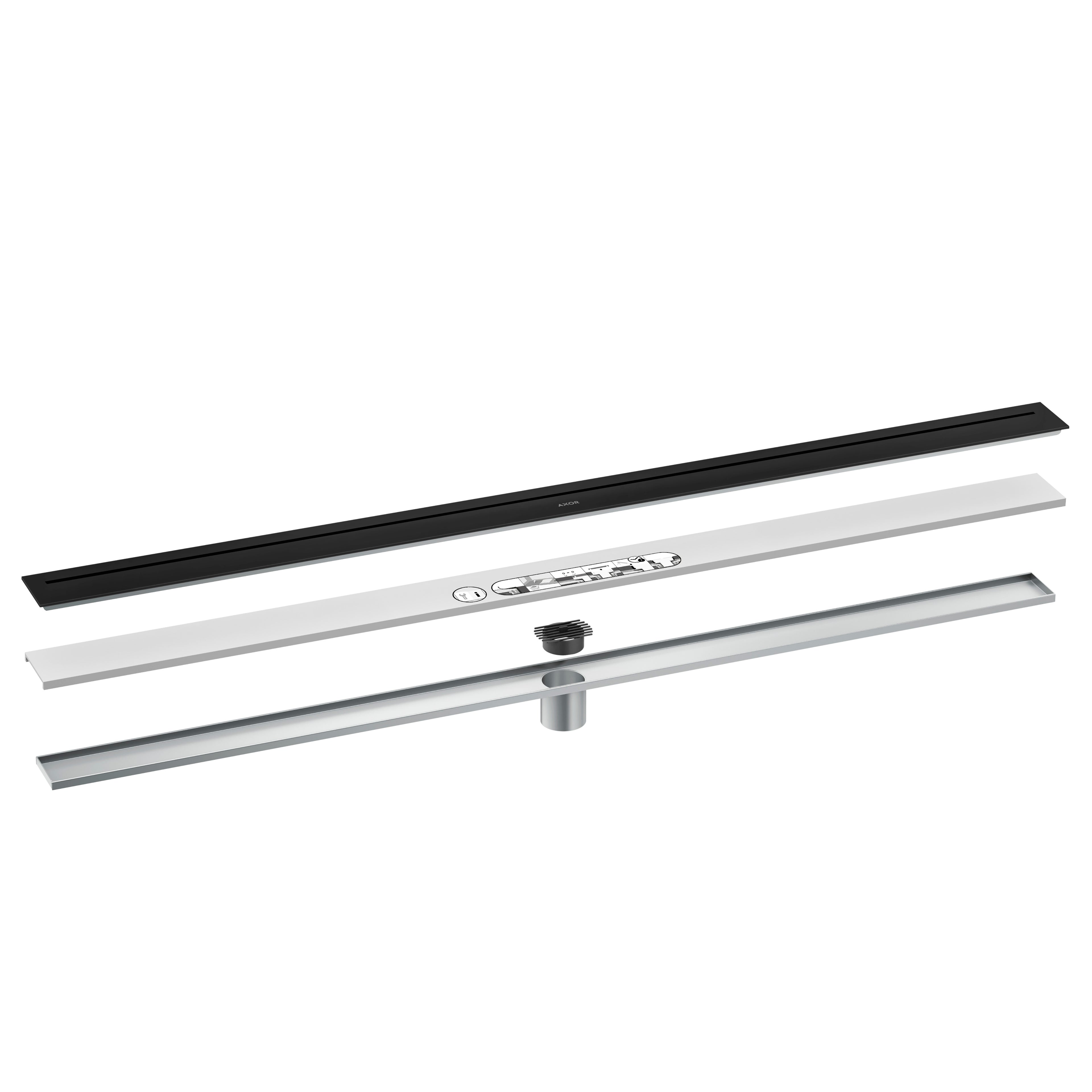 AXOR 42524671 Drains Floor Installation 47 1/4" - Matte Black