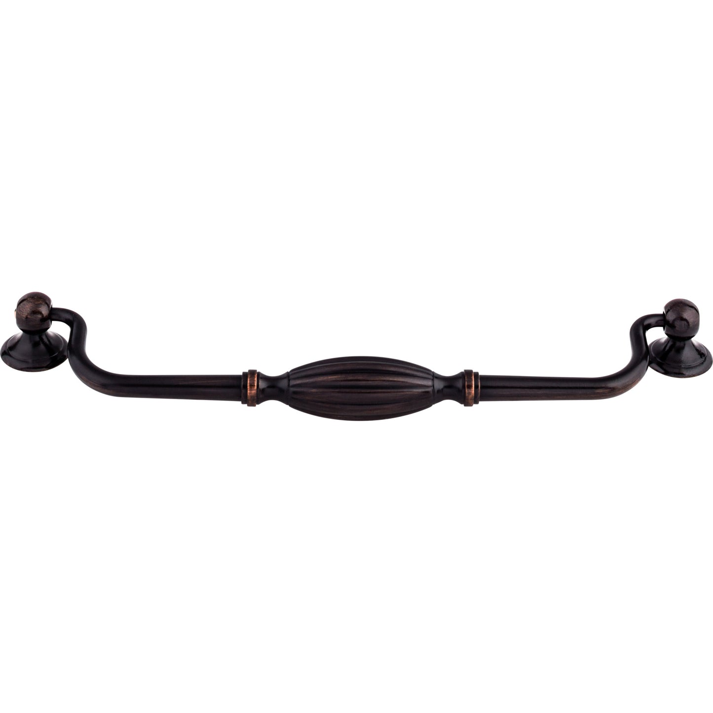 TOP KNOBS M1625 Tuscany 8 13/16" Center to Center Drop Handle - Tuscan Bronze