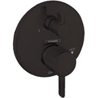 HANSGROHE 04447670 Ecostat Pressure Balance Trim S with Diverter - Matte Black