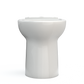 TOTO C776CEFG#11 Drake Elongated Universal Height TORNADO FLUSH Toilet Bowl with CEFIONTECT , Colonial White