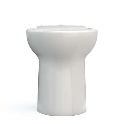 TOTO C776CEFG#11 Drake Elongated Universal Height Tornado Flush Toilet Bowl With Cefiontect - Colonial White