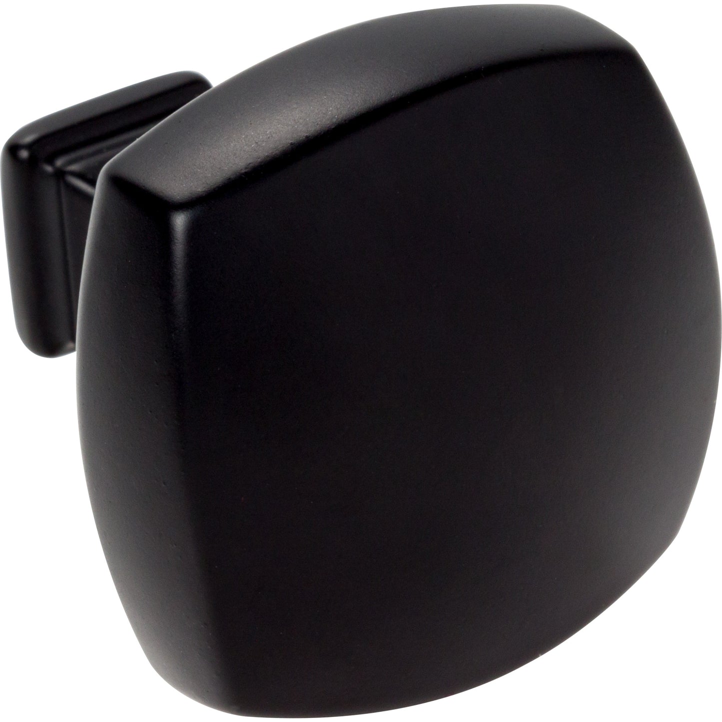 JEFFREY ALEXANDER 278L-MB Audrey 1-3/8" Diameter Square Knob - Matte Black