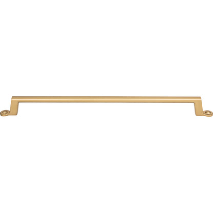 ATLAS A305-WB Bradbury 12" Center to Center Bar Pull - Warm Brass