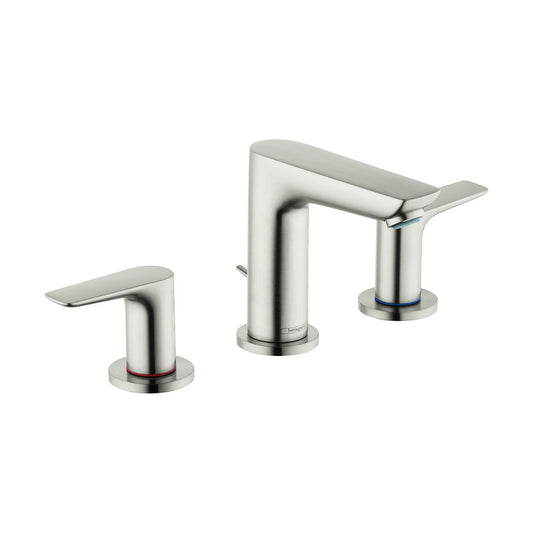 HANSGROHE 71733821 Talis E Widespread Faucet 150 with Pop-Up Drain, 1.2 GPM - Brushed Nickel