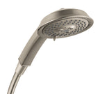 HANSGROHE 28548821 Raindance Classic Handshower 100 3-Jet, 2.5 GPM - Brushed Nickel