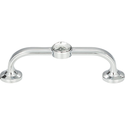 ATLAS 344-CH Legacy Crystal 3" Center to Center Bar Pull - Polished Chrome