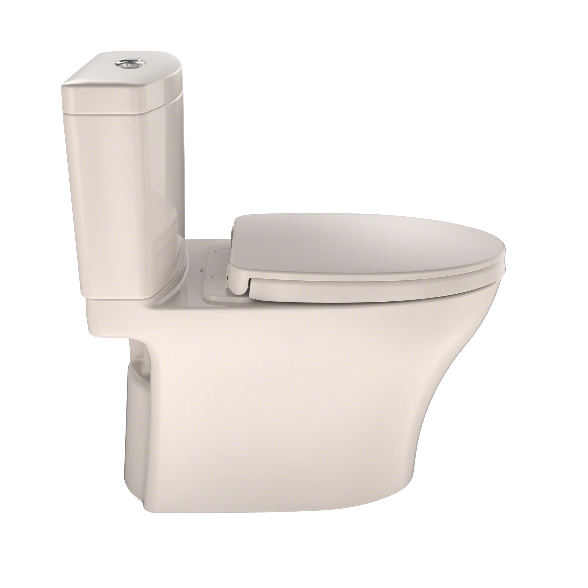 TOTO MS446124CEMGN#12 Aquia Iv Washlet+ Two-Piece Elongated Dual Flush 1.28 And 0.9 Gpf Toilet With Cefiontect - Sedona Beige