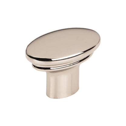 TOP KNOBS TK3051PN Julian 1 3/8" Length Oval Knob - Polished Nickel