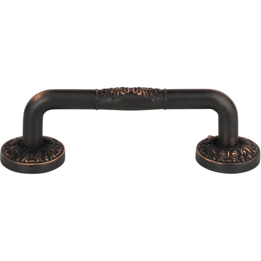 ATLAS 264-VB Hammered Medallion 3" Center to Center Bar Pull , Venetian Bronze