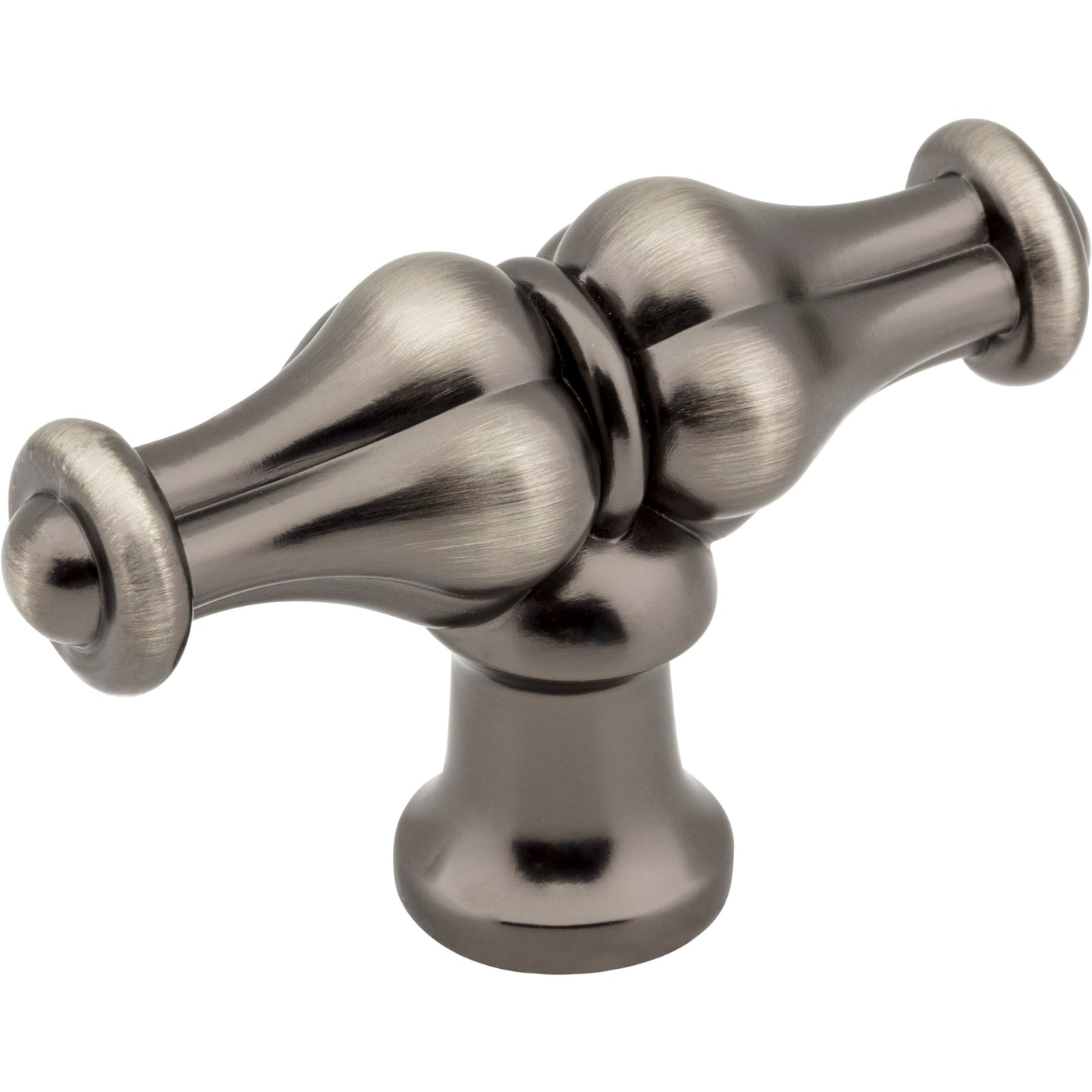 JEFFREY ALEXANDER 818L-BNBDL Bella 2-1/4" Length Bar Knob , Brushed Pewter