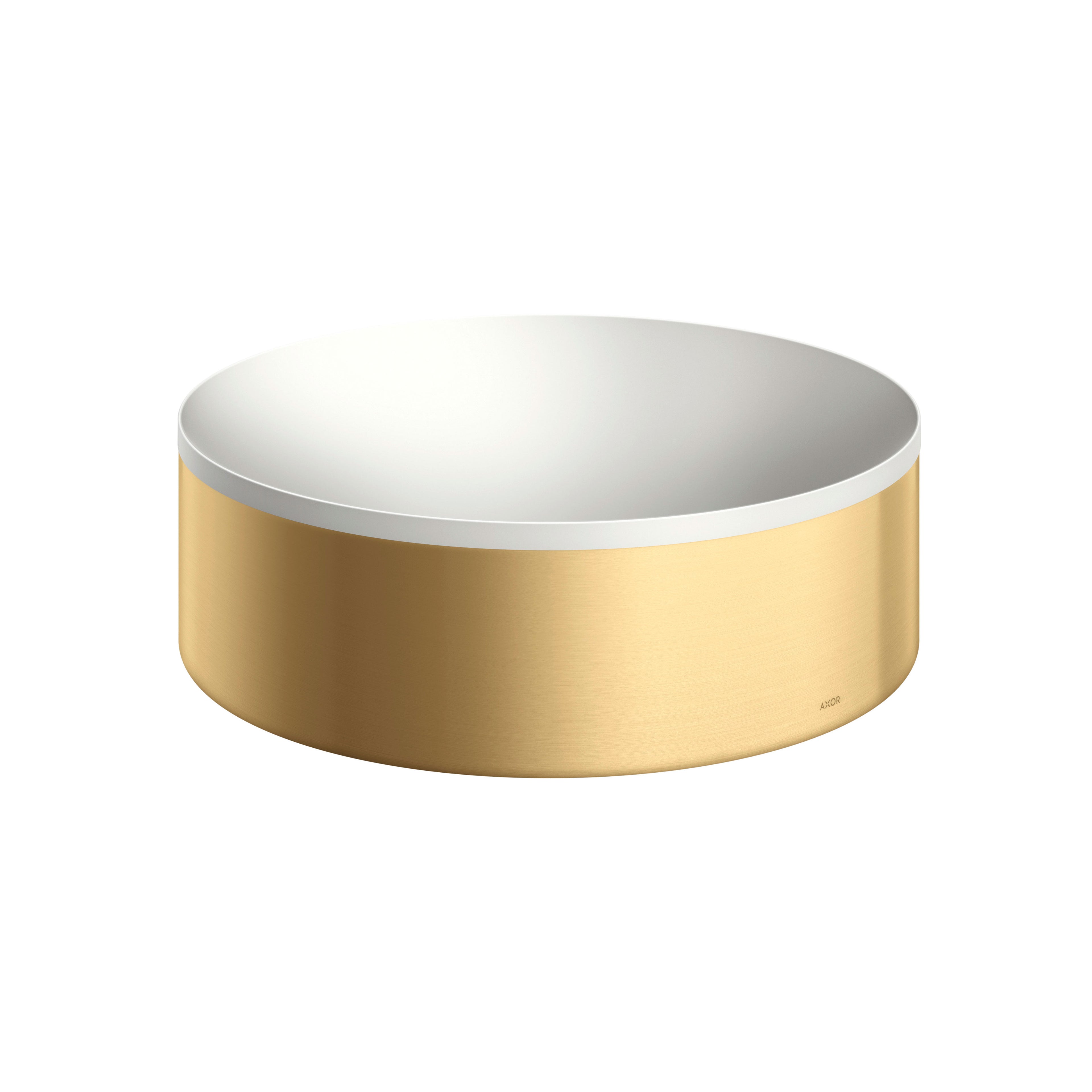 AXOR 42000250 Suite Sinks Round Sink without Overflow, 11 3/4" - Brushed Gold Optic