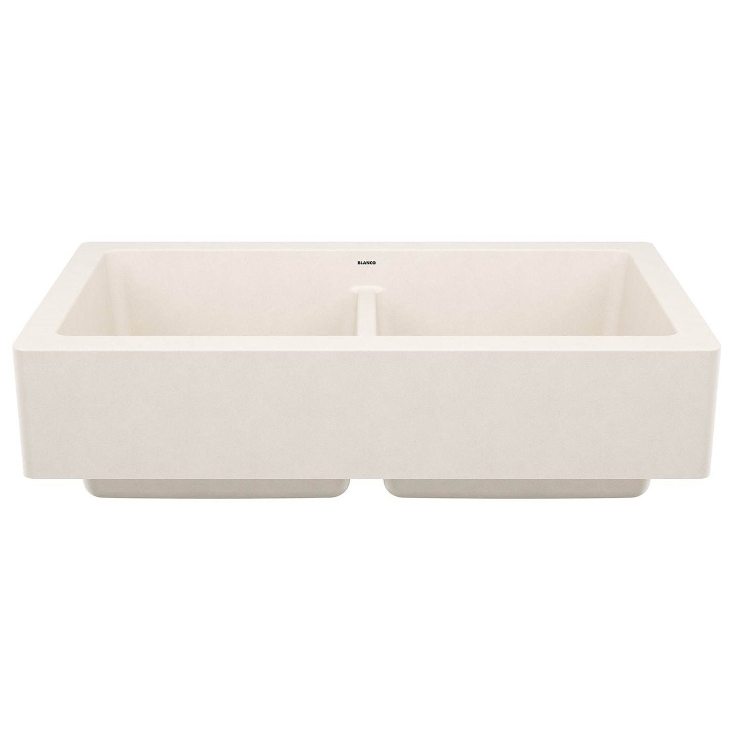 BLANCO 527409 Vintera Vintera SILGRANIT 33" Double Bowl Apron-Front Farmhouse Sink - Soft White in Soft White