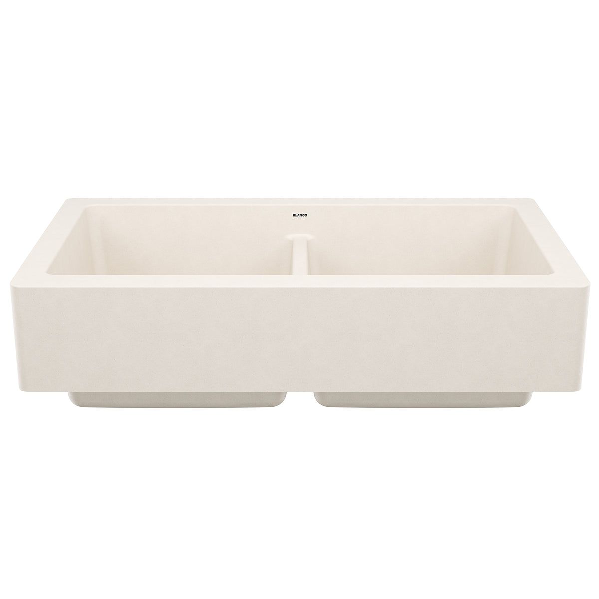 BLANCO 527409 Vintera Vintera SILGRANIT 33" Double Bowl Apron-Front Farmhouse Sink - Soft White in Soft White
