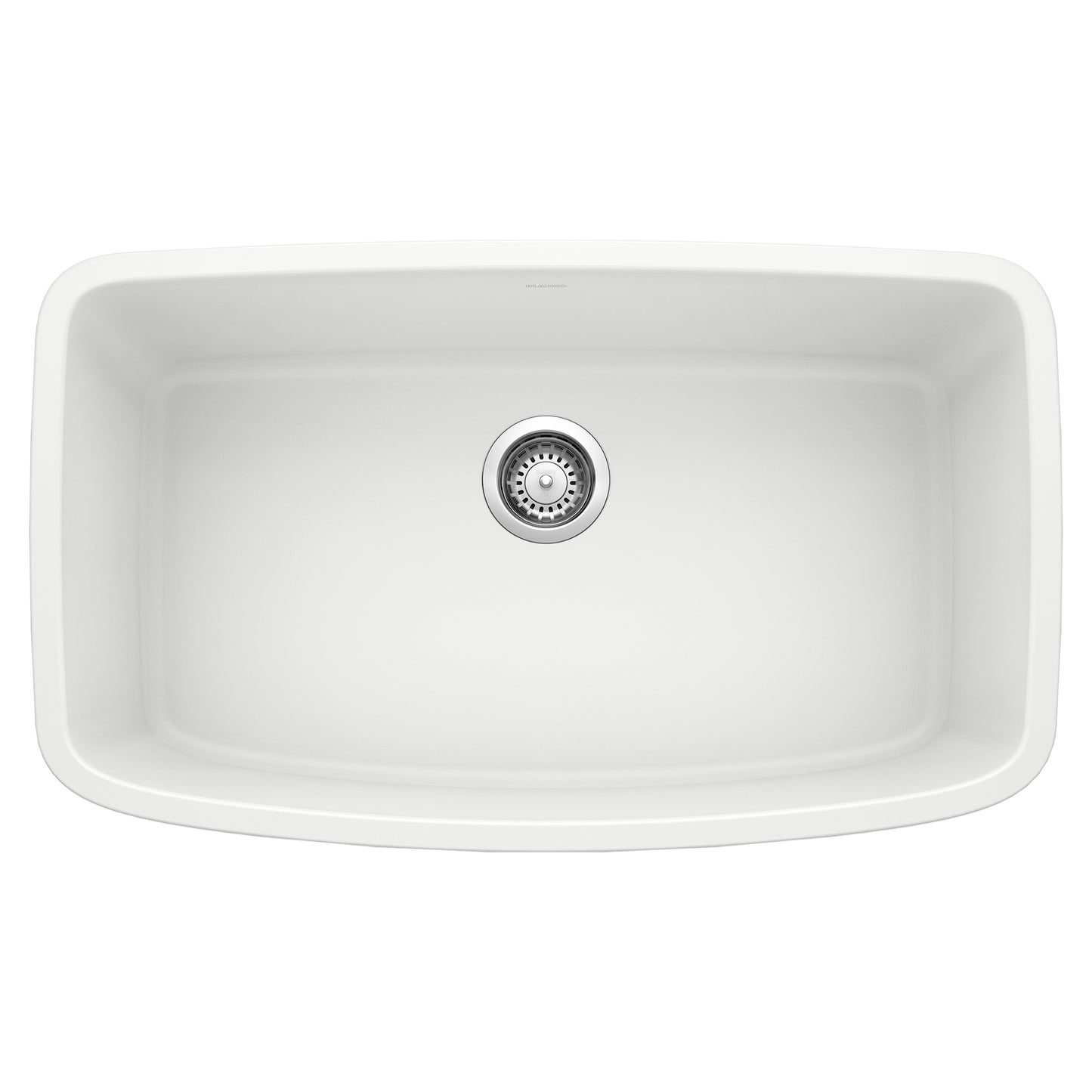 BLANCO 441773 Valea Valea SILGRANIT 32" Super Single Undermount Kitchen Sink - White in White