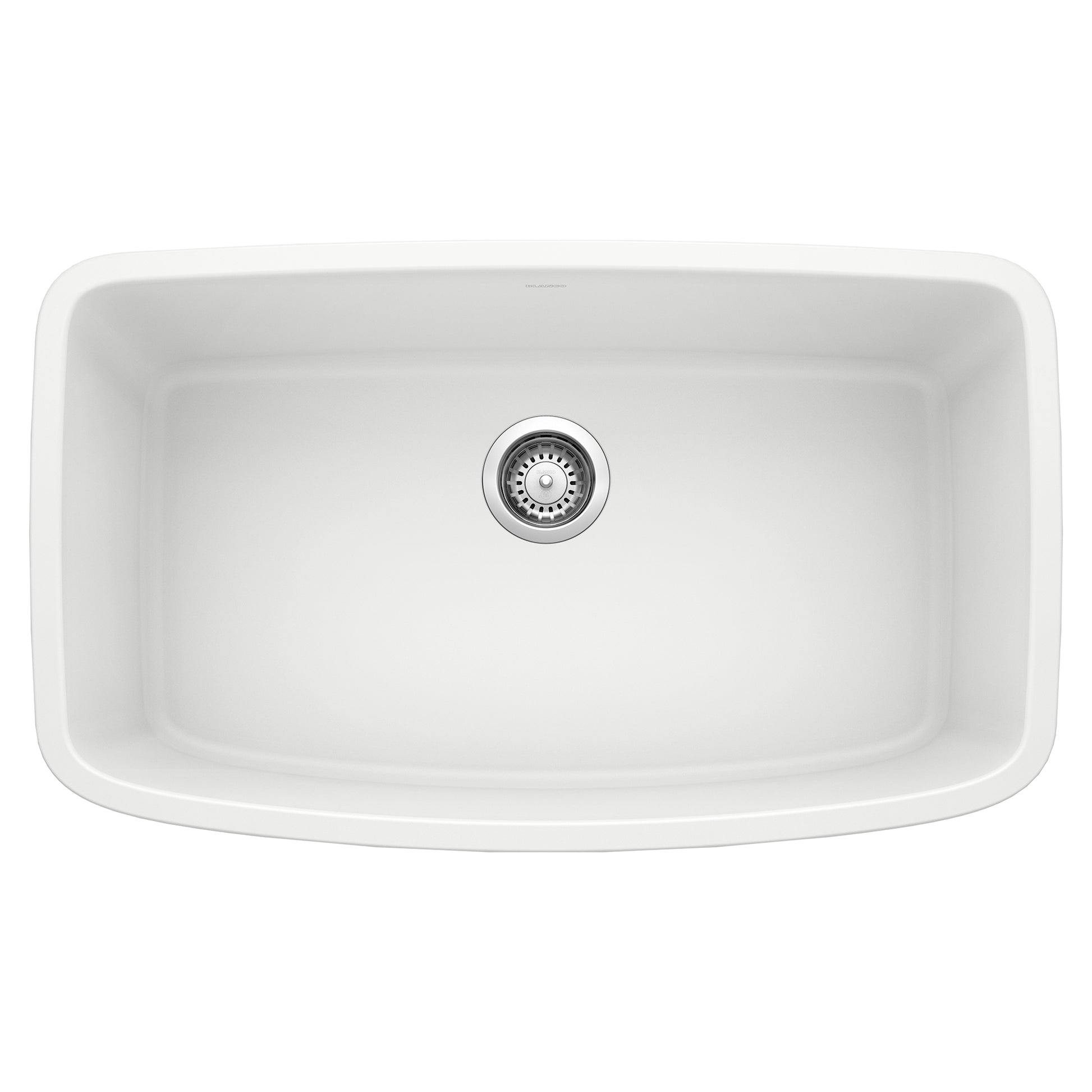 BLANCO 441773 Valea Valea SILGRANIT 32" Super Single Undermount Kitchen Sink - White in White