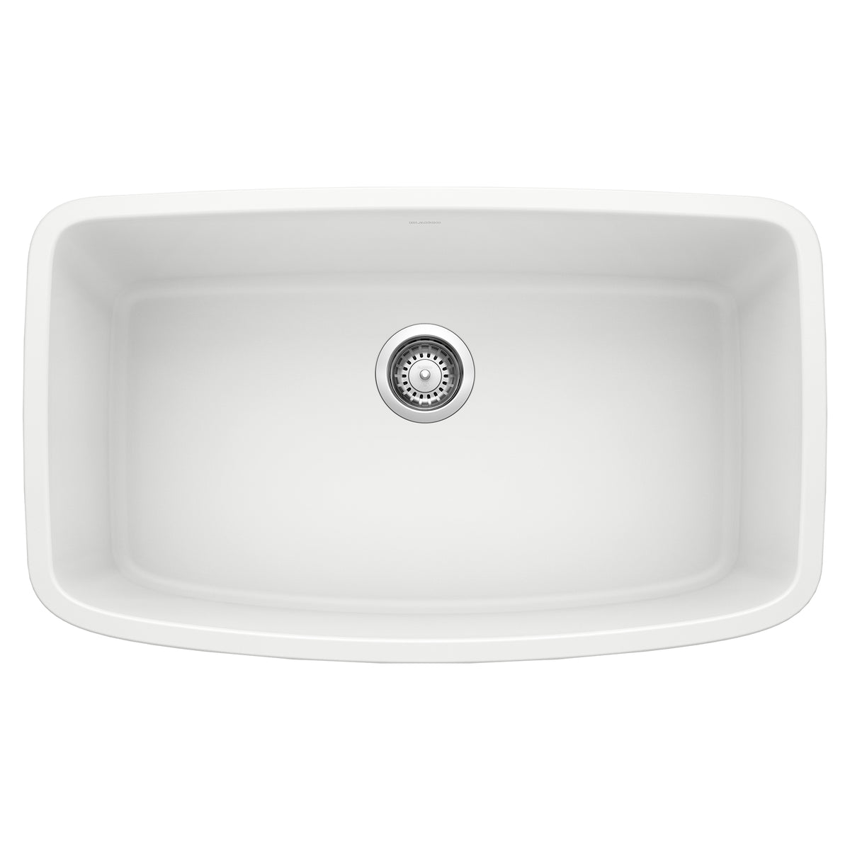 BLANCO 441773 Valea Valea SILGRANIT 32" Super Single Undermount Kitchen Sink - White in White