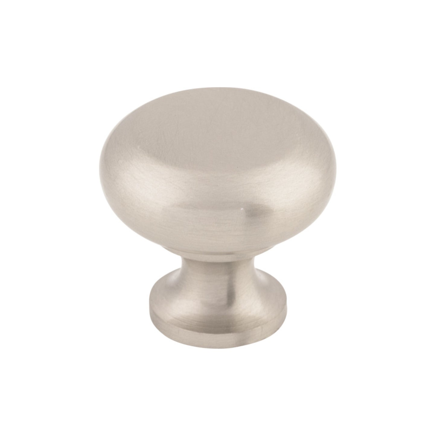 TOP KNOBS M271 Flat Faced 1 1/4" Diameter Round Knob - Brushed Satin Nickel