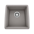 BLANCO 440082 Performa Performa SILGRANIT 17" Undermount Bar Sink - Metallic Gray in Metallic Gray