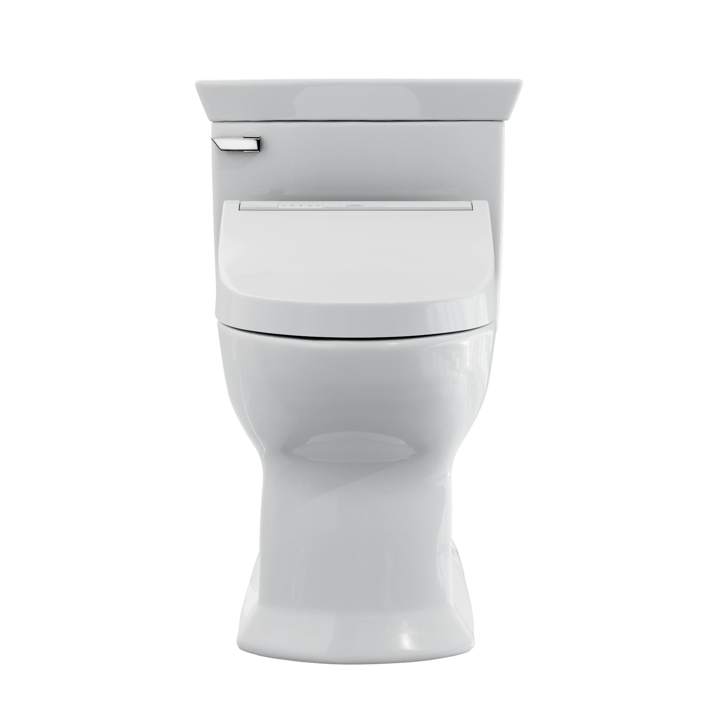 TOTO MW9643084CEFG#01 Washlet+ Soiree Elongated 1.28 Gpf Universal Height Toilet With C5 Bidet Seat - Cotton White